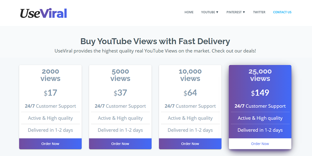 UseViral - Buy YouTube Views