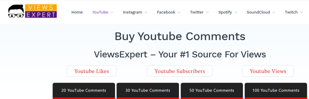 Views Expert - best site to buy youtube comment