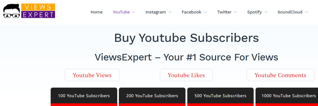 ViewsExpert - best place to buy youtube subscribers