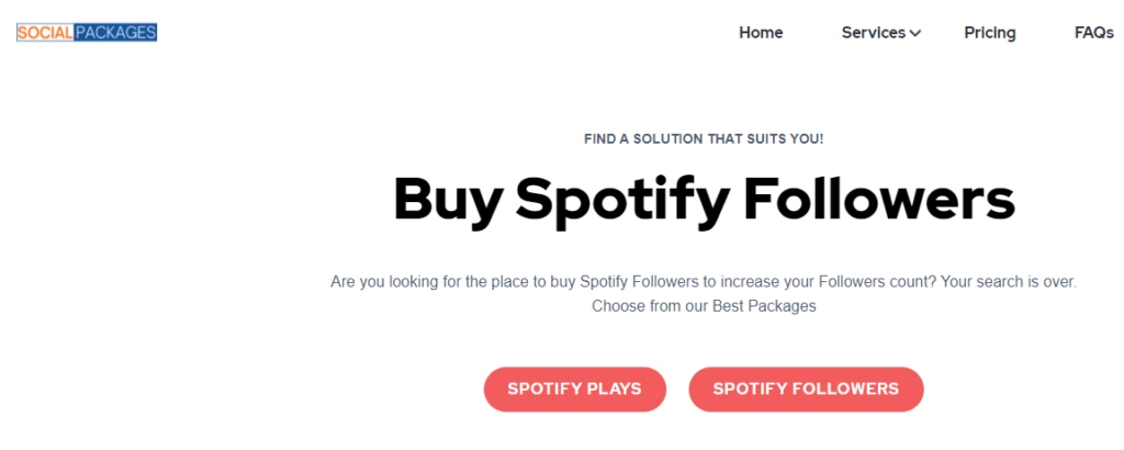 SocialPackages - buy spotify followers