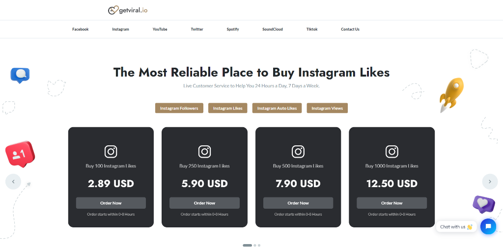 Getviral.io Instagram Likes