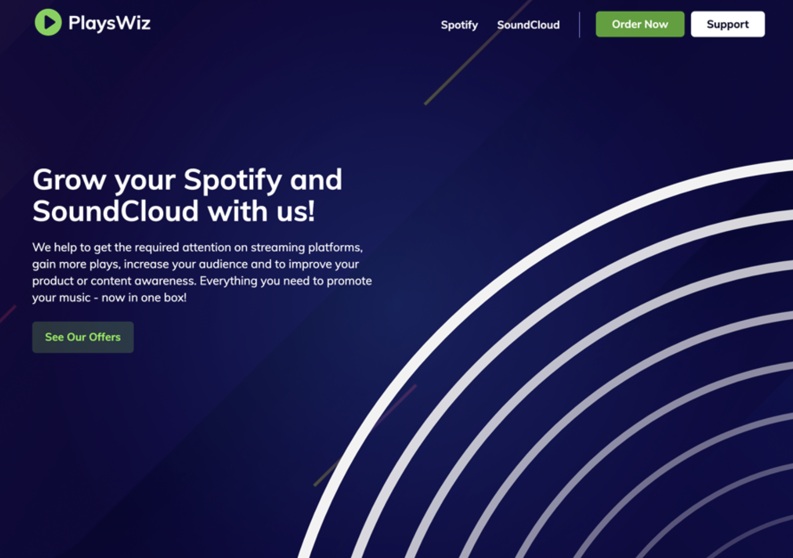 spotify plays on playswiz