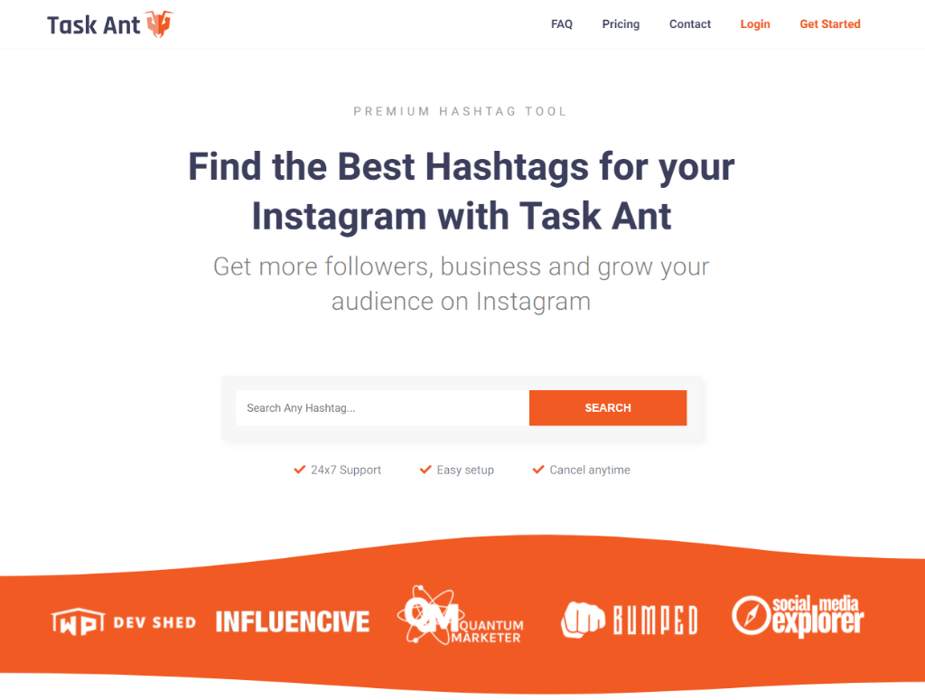 Task Ant - Instagram Hashtag Generator