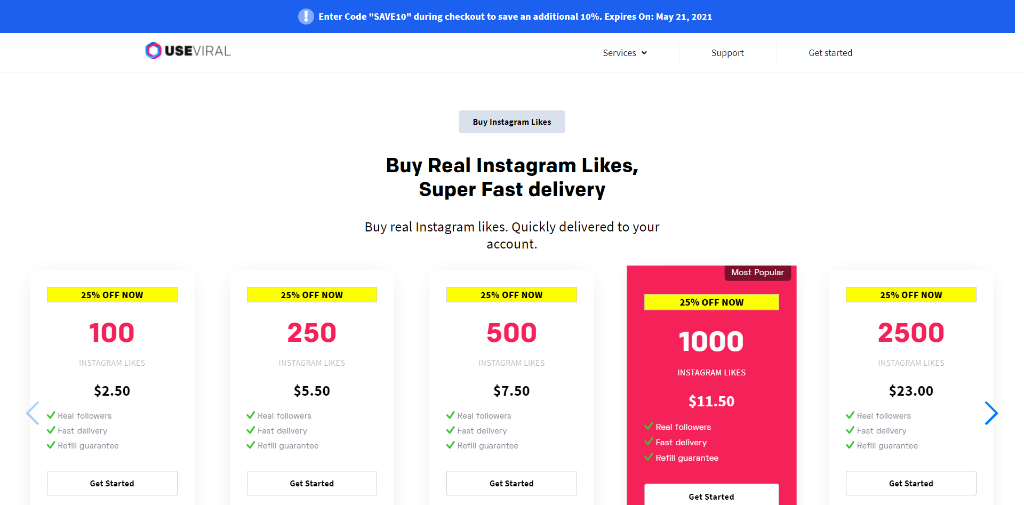 UseViral - Buy Instagram Likes