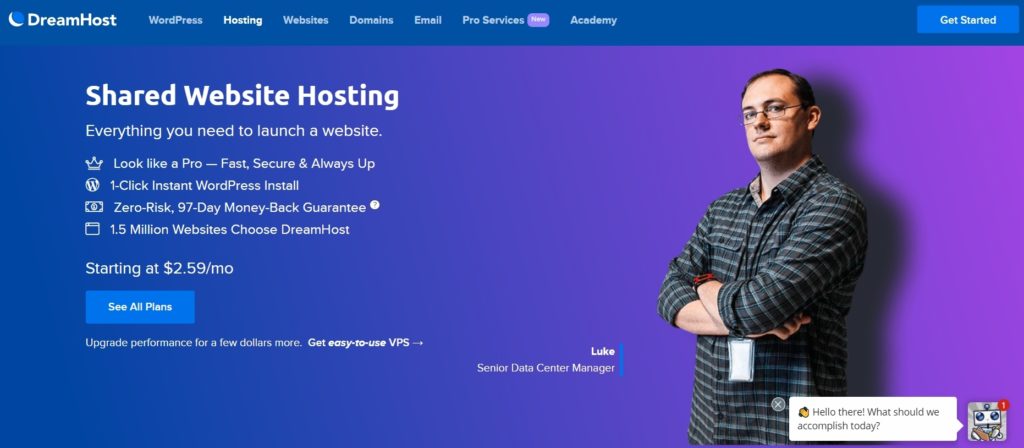 Dream Host - Best Shared Web Hosting Providers