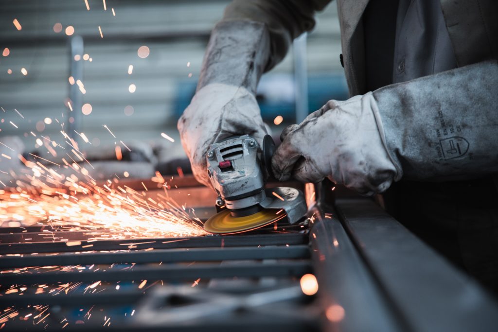 worker, grinder, factory