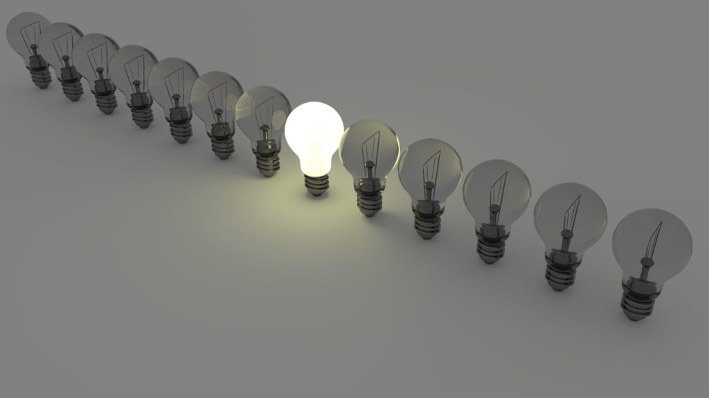 light bulbs, light, idea