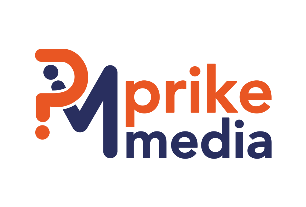 prike media, prike media logo, logo