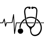 stethoscope, icon, medical