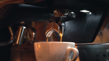 coffee, machine, cup