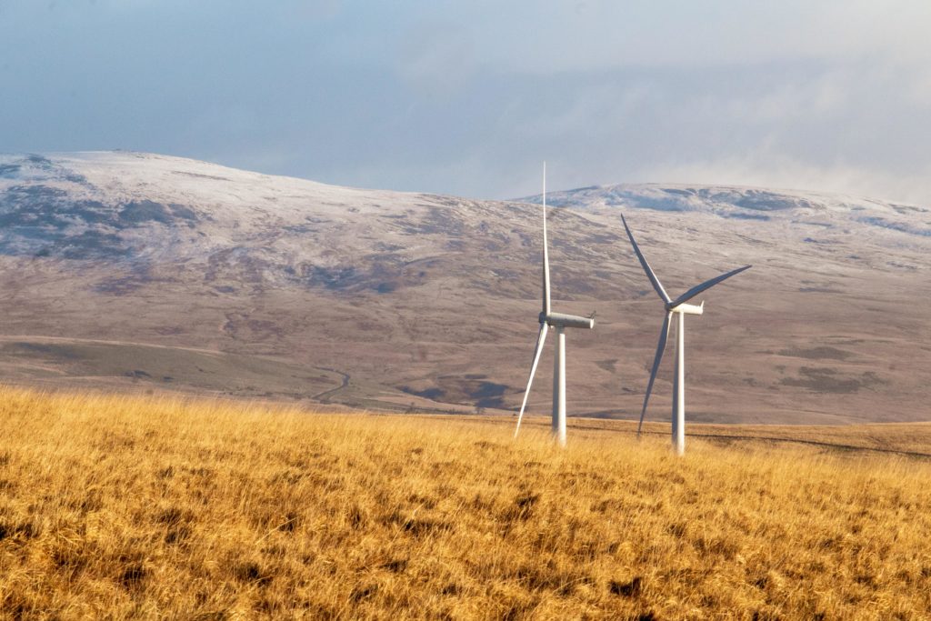 windmills, wind turbines, wind farm