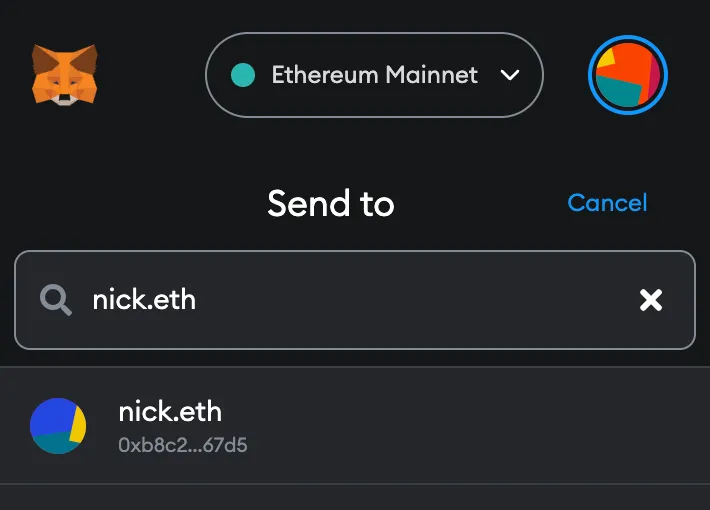 ens wallet naming